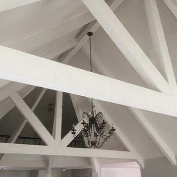 Beams - White to Faux Wood