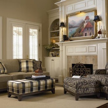 Fireplace & mantel