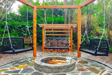 Transitional patio photo in Seattle