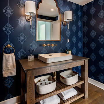 Altadena Modern Farmhouse: Powder Room