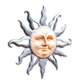 Rising Sun Wall Plaque - Contemporary - Metal Wall Art - by SPI | Houzz