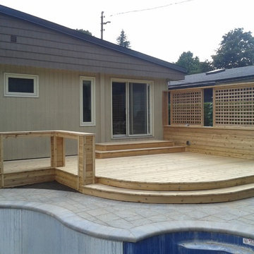 cedar deck & gate