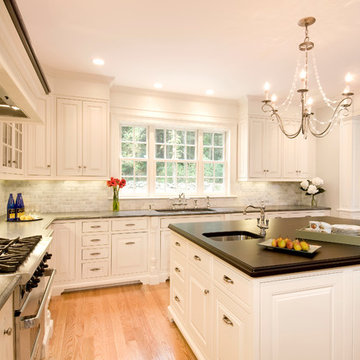 Traditional white inset kitchen in Belmont