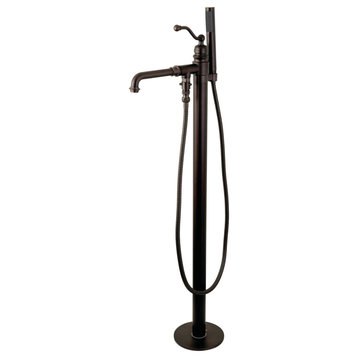 KS7035ABL English Country Freestanding Tub Faucet With Hand Shower