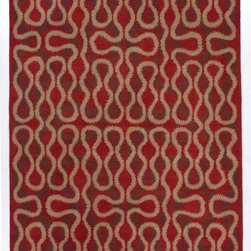 Squiggle Orange by Vivienne Westwood for The Rug Company - Area Rugs