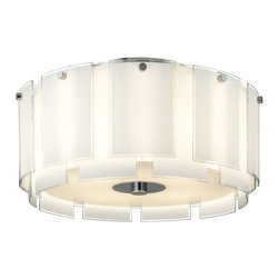 Sonneman Velo 4 Light Semi Flush Mount in Polished Chrome Finish - Lighting
