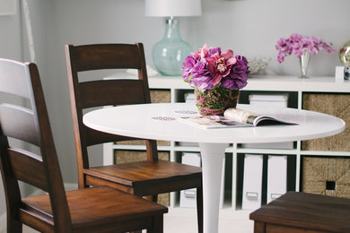 Inspiration for a coastal home office remodel in Baltimore