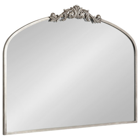 Arendahl Traditional Arch Mirror, Silver, 36"x29"