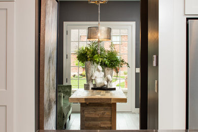 Example of a transitional kitchen design in Other