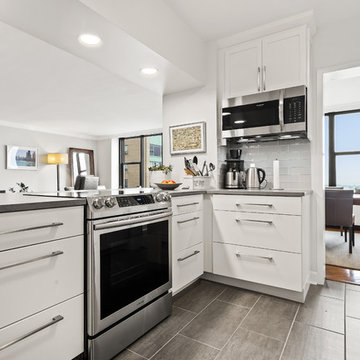 Built-In Space-Saving Microwave Cabinet