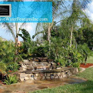 Small pool waterfall