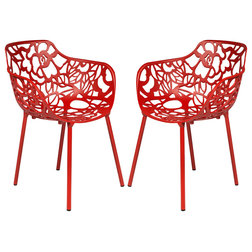 Contemporary Outdoor Dining Chairs by LeisureMod