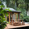 Avant/Après : Une petite cabane transformée en refuge forestier