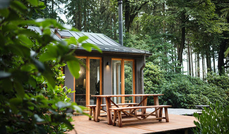 Small Forest Cabin Transformed Into a Family Retreat
