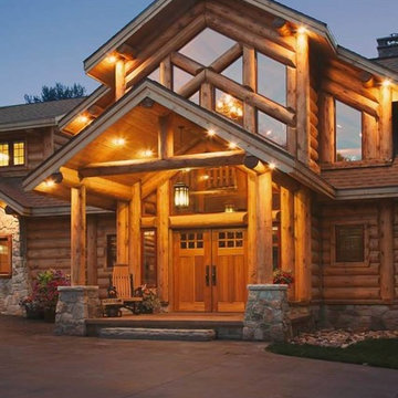 Adams, WI Wisconsin Log Home