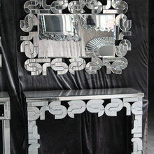 Design for House , Silver mirror furniture