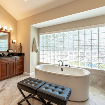Enjoying of a Modern, Rejuvenated, and Functional Master Bath in Great Falls VA