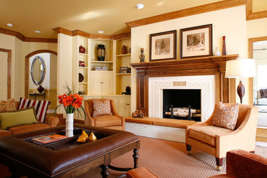 Elegant living room photo in DC Metro