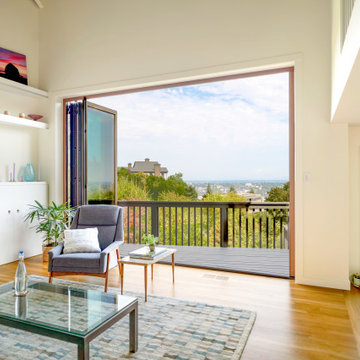 A Luxurious Treehouse Feel in the Great Room