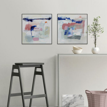 Odd Shapes Diptych