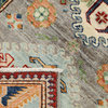 Oriental Rug Super Kazak 10'4"x2'8" Hand Knotted Carpet