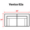 Venice 2 Piece Outdoor Wicker Patio Furniture Set 02a