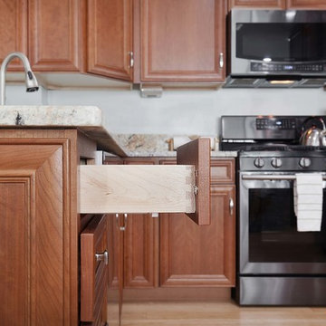 Cabinets.com | Classic look with Hawthorne Cherry Toffee Cabinets