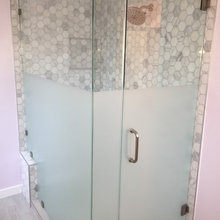 frosted glass for water closet