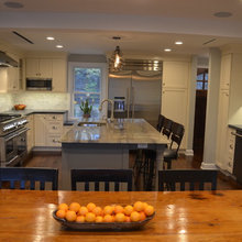 Kitchen on lake in Connecticut