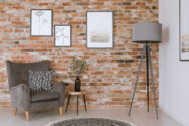 Home office - contemporary home office idea in Brussels