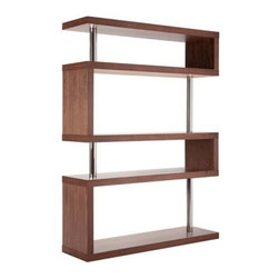 Edan Shelve Walnut - Bookcases
