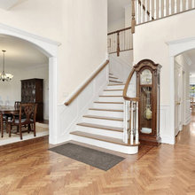 hallways, staircase, ceilings, windows, doors