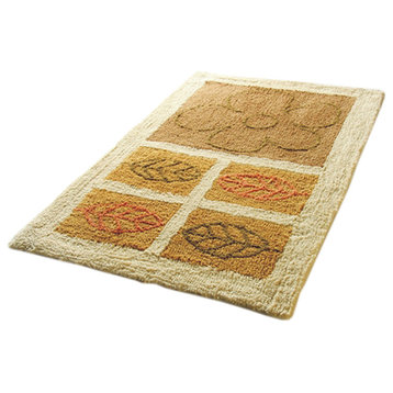 Naomi - Plants Collection Luxury Home Rugs (19.7 by 31.5 inches)