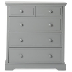 Simplicity Mirrored Tall 5 Drawer Chest Modern Dressers By Z