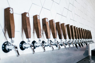 Inspiration for an industrial home design remodel in Other