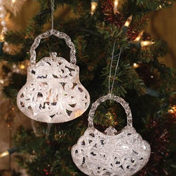 Miss Priss Handbag Ornaments (Pair) - Christmas Ornaments