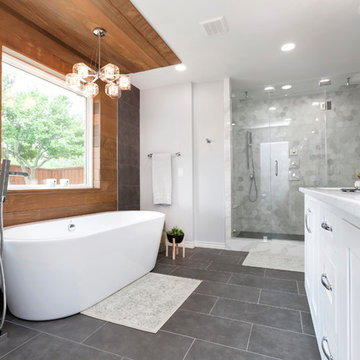 Dallas Contemporary Bathroom Remodeling