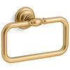 Kohler K-72571 Artifacts 8" Towel Ring - Vibrant Brushed Moderne Brass