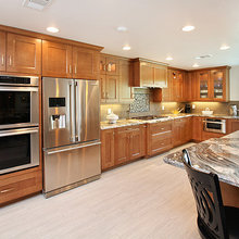 colour of cabinetry with the floor