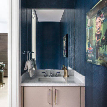 Masculine, Soft Contemporary in Luxury Condo
