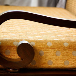 Metaphor | Balinese-style Daybed in Solid Teak Wood &mdash; Detail of Arm - Sofas