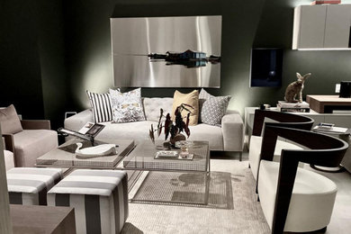 Example of a trendy home design design in New Orleans