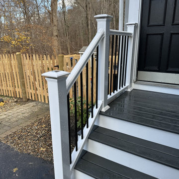 Side-Entry Stair and Railing Rebuild - Reading, MA