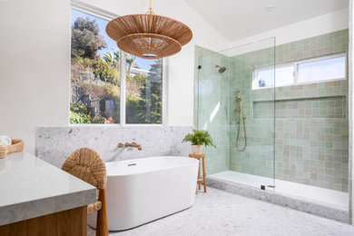 Inspiration for a bathroom remodel in Orange County