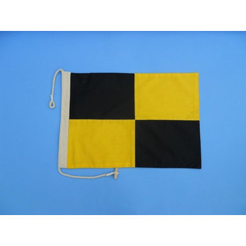 Letter L Cloth Nautical Alphabet Flag Decoration, 20''