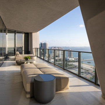 Model Apartment at Zaha Hadid's One Thousand Museum in Miami