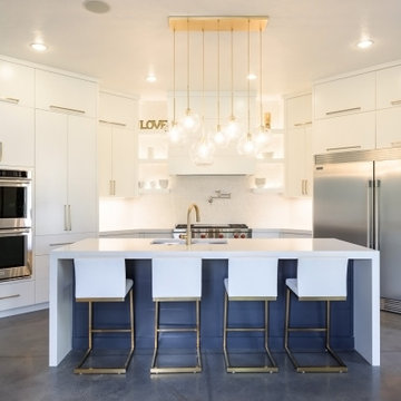 Modern Kitchen & Home Office Remodel