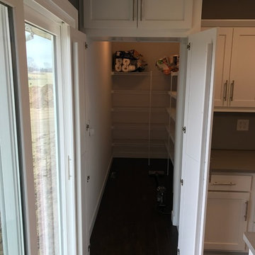 Milan, IL New Construction MSI Quartz Koch Express Cabinets White and Java