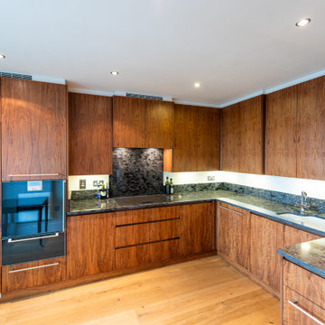 American Black Walnut Vauxhall Kitchen designed and made by Tim Wood
