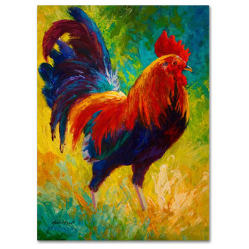 Marion Rose 'Hot Shot Rooster' Canvas Art, 14" x 19"